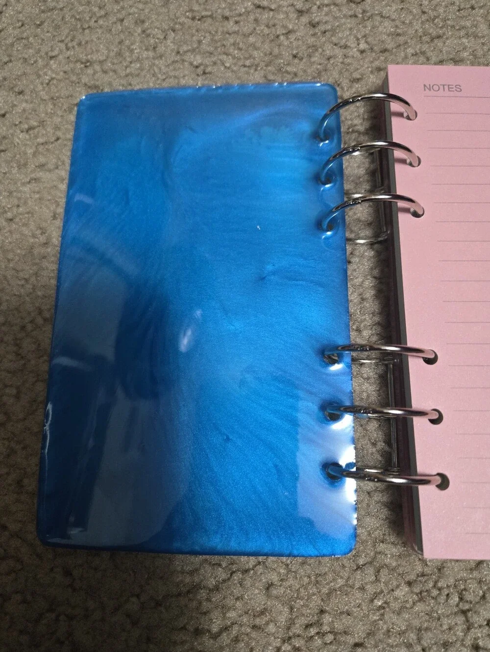 Resin A6 Notebook Handmade Sunflower Skull Journal Resin200